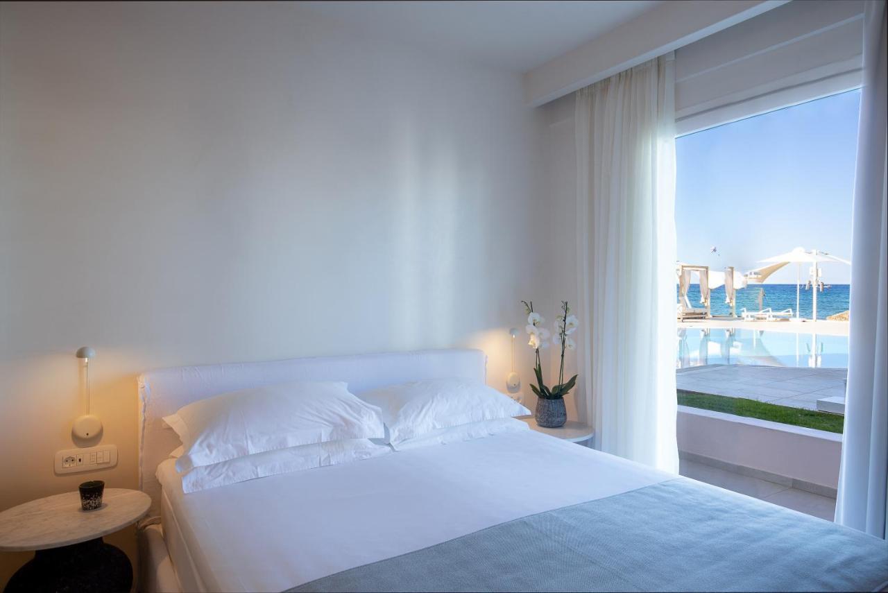 Akrogiali Beach Hotel Apartments Малиа Экстерьер фото