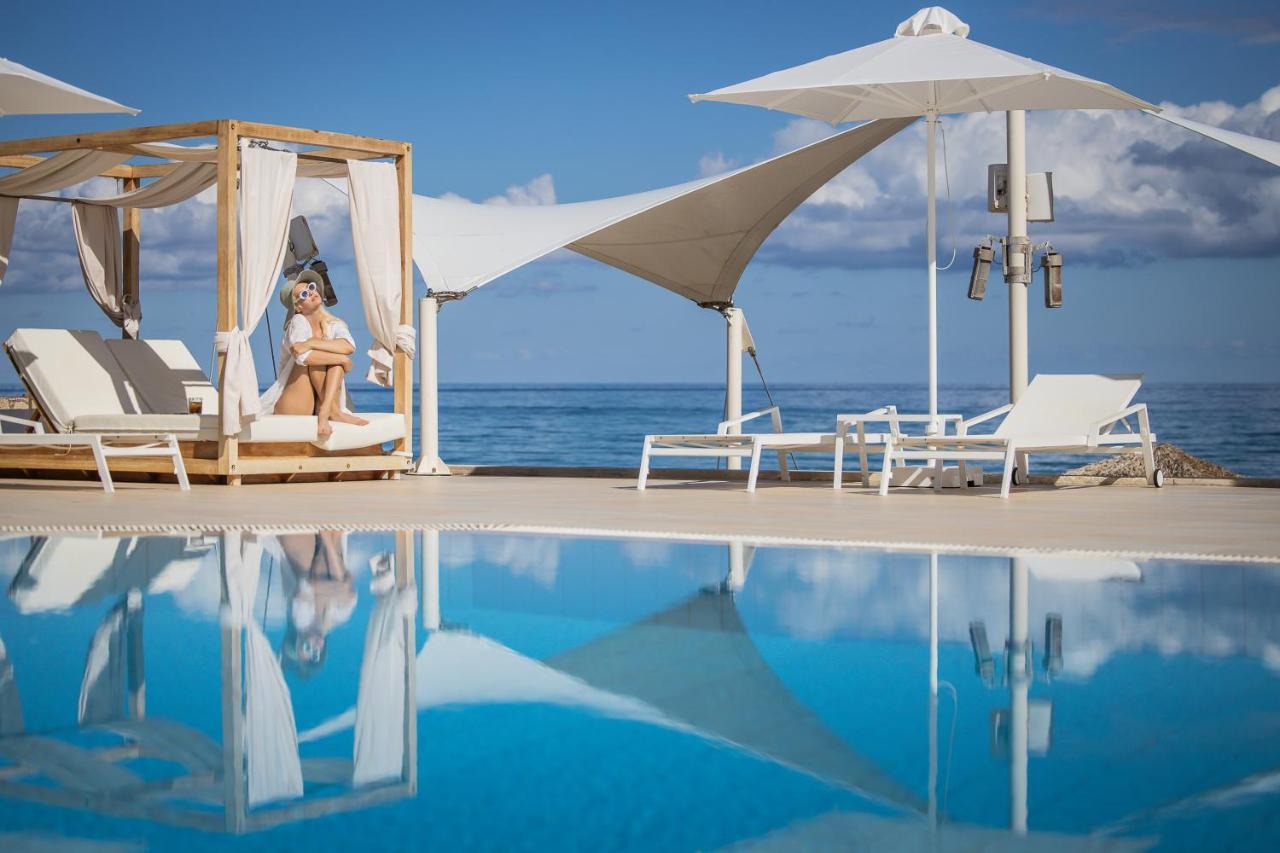 Akrogiali Beach Hotel Apartments Малиа Экстерьер фото