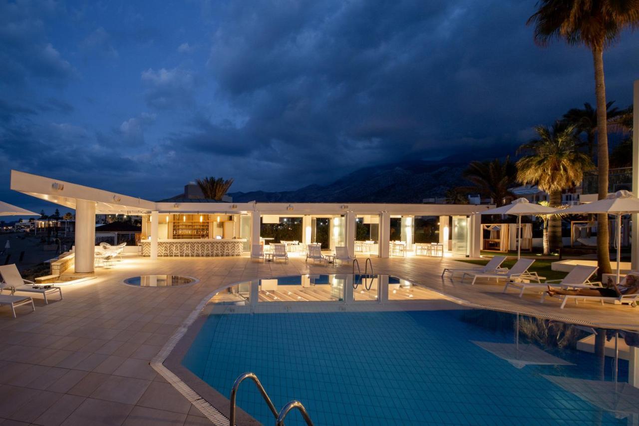 Akrogiali Beach Hotel Apartments Малиа Экстерьер фото