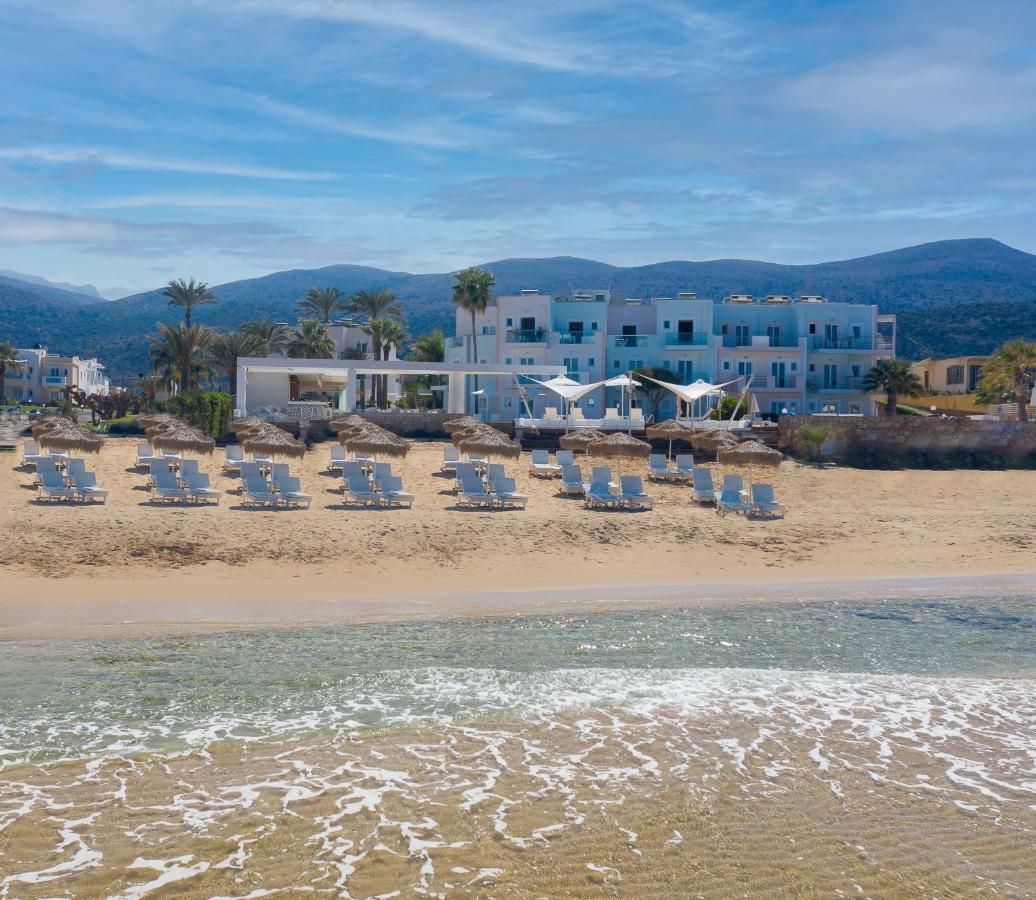 Akrogiali Beach Hotel Apartments Малиа Экстерьер фото